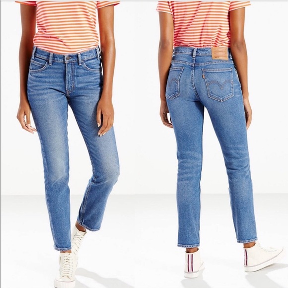 levis 505 cropped jeans